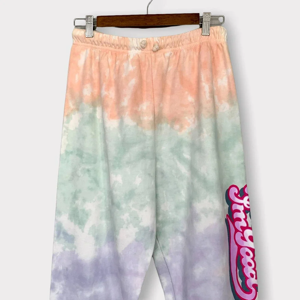 NEW By Samii Ryan Nah Luv Tie-Dye Sweatpants Size Large - Picture 3 of 9